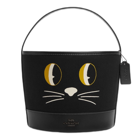 SOLD on Ⓜ️ Coach Cat Bucket - Picture 2 of 9